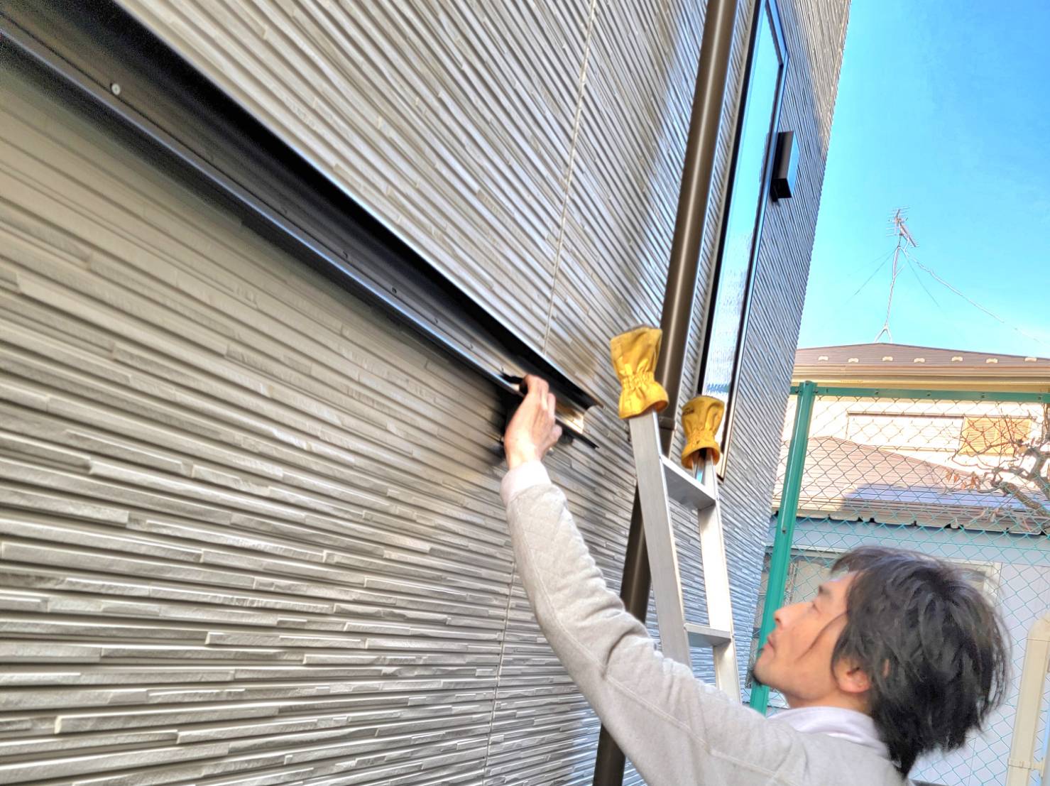 エアコン工事様子