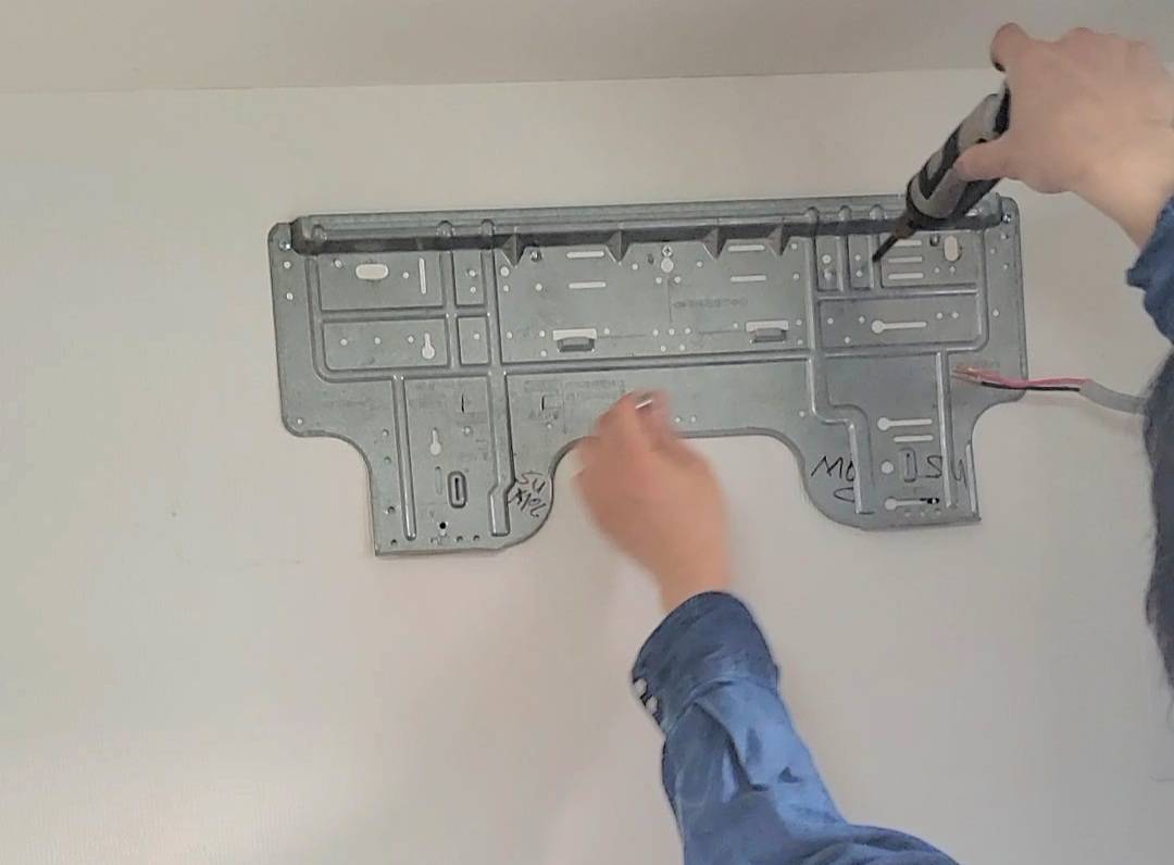 エアコン取り付け後の様子