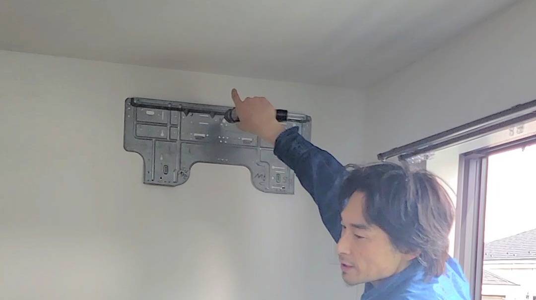 エアコン交換工事様子