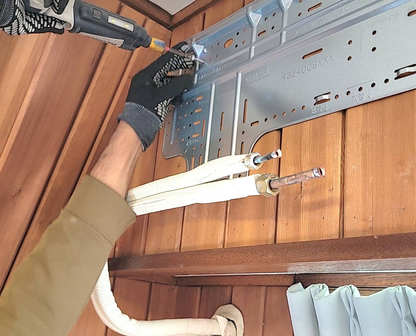 エアコン取り付け工事