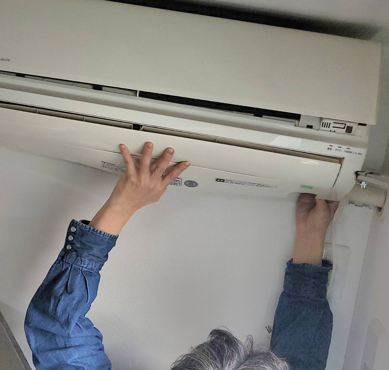 川崎市でエアコン取り付け工事行いました