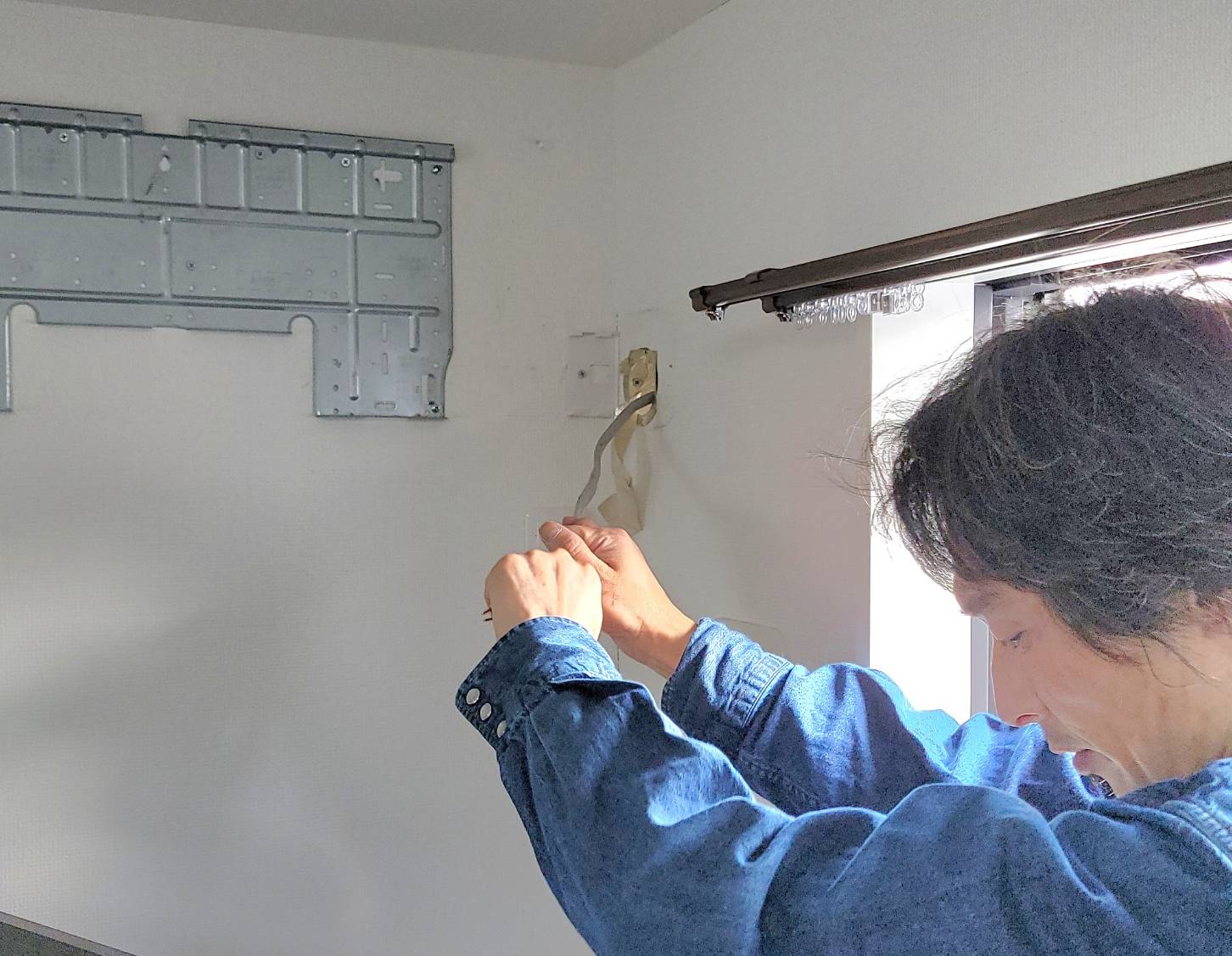 エアコン工事様子