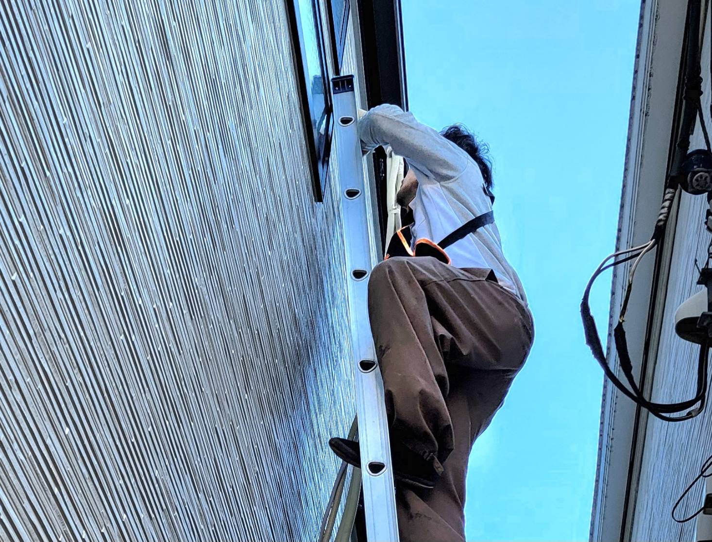 川崎市でエアコン取り付け工事行いました