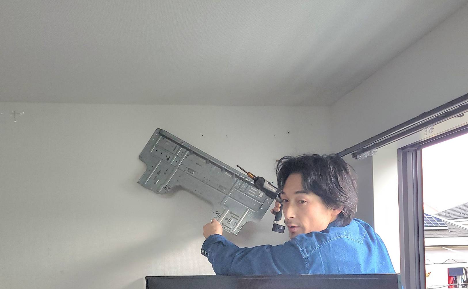 川崎市でエアコン取り付け工事行いました