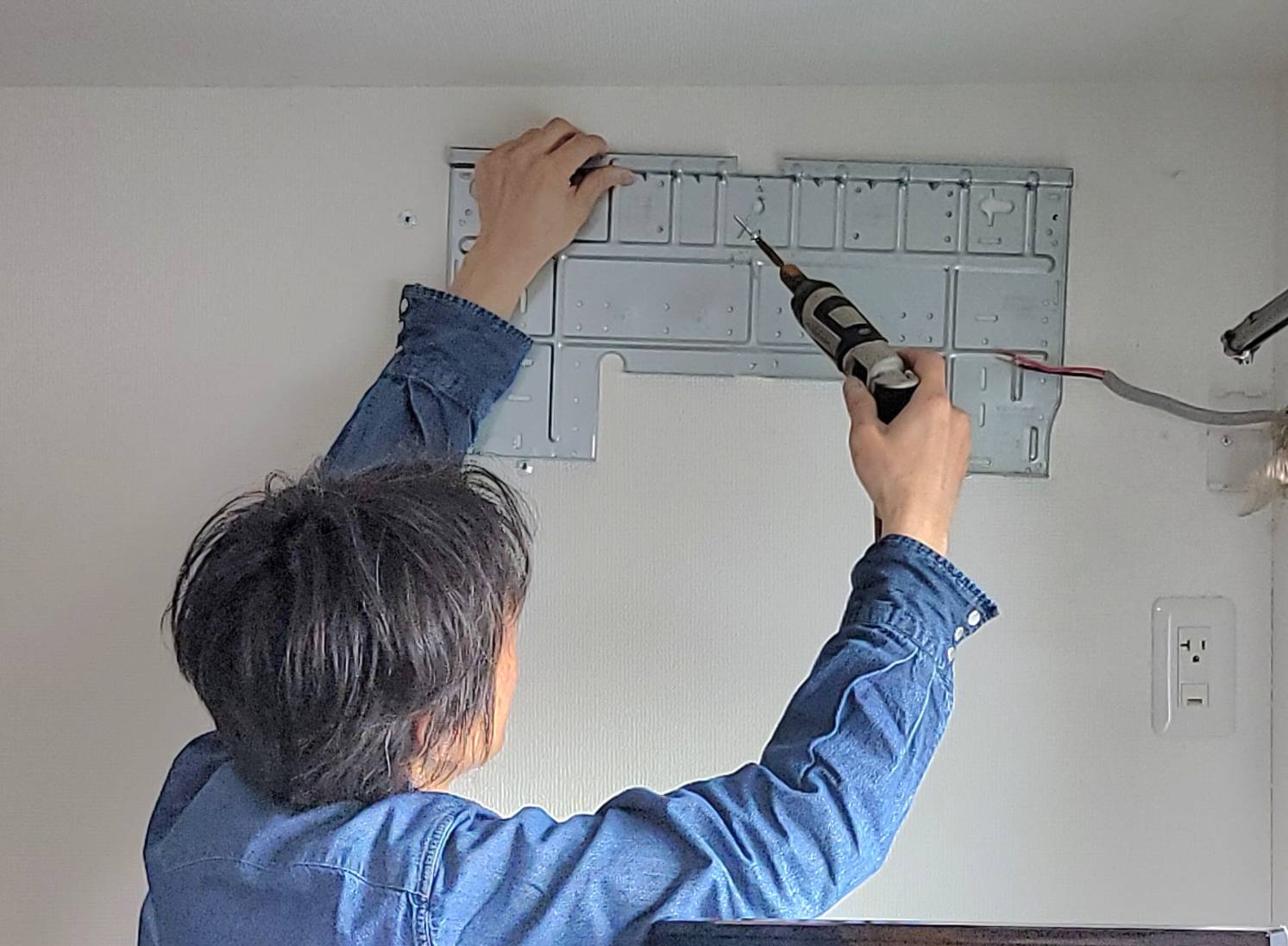 川崎市でエアコン取り付け工事行いました